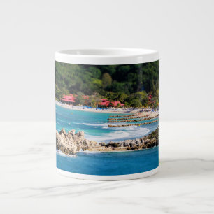 Caneca De Café Grande Tranquil Island Paradise Labadee Haiti