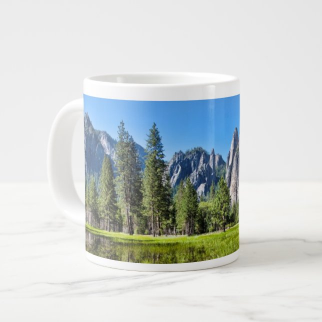 Caneca De Café Grande Tranquilidade Em Yosemite (Frente Esquerda)