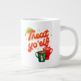 Caneca De Café Grande Trate seu elfo