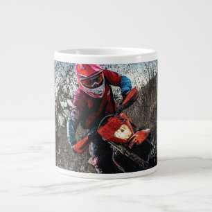 Caneca De Café Grande Travesseiro decorativo de motociclista