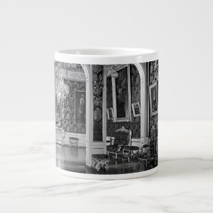 Caneca De Café Grande Travesseiro Vintage Quarto Azul Príncipe Palácio M