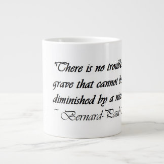 Caneca De Café Grande Trecho de Cotação de Chá