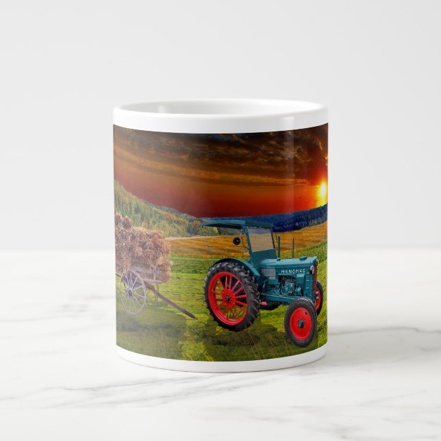 Caneca De Café Grande Trecker velho (Frente)
