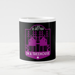 Caneca De Café Grande Treehouse