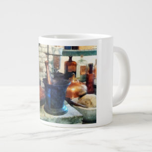 Caneca De Café Grande Três Morteiros e Pestles
