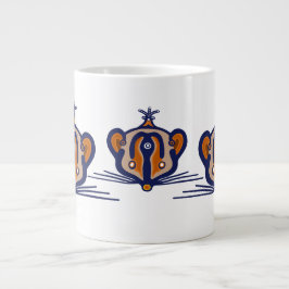 Caneca De Café Grande Três ratos marrons