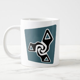 Caneca De Café Grande Três Setas de Perspectiva