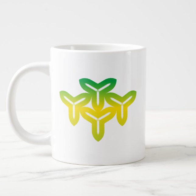 Caneca De Café Grande Trilâmina Gótica (Esquerda)