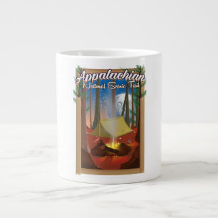 Caneca De Café Grande Trilha Cênica Nacional Appalachian