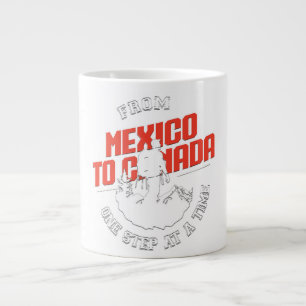Caneca De Café Grande Trilha do Pacífico Crest (PCT)
