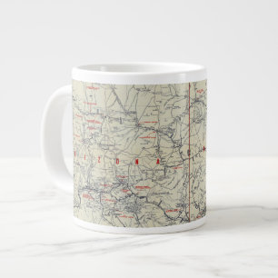 Caneca De Café Grande Trilhos Automáticos de 1925 para Rand McNally