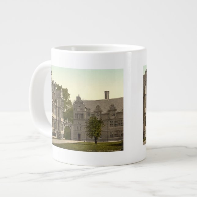 Caneca De Café Grande Trinity College, Oxford, Inglaterra (Frente Esquerda)