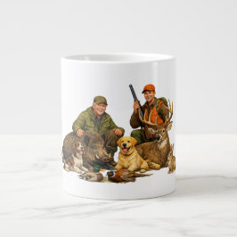 Caneca De Café Grande Troféus de caça com cães presente para caçador ao 