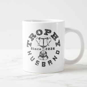 Caneca De Café Grande Trophy Husband 2026 Mug