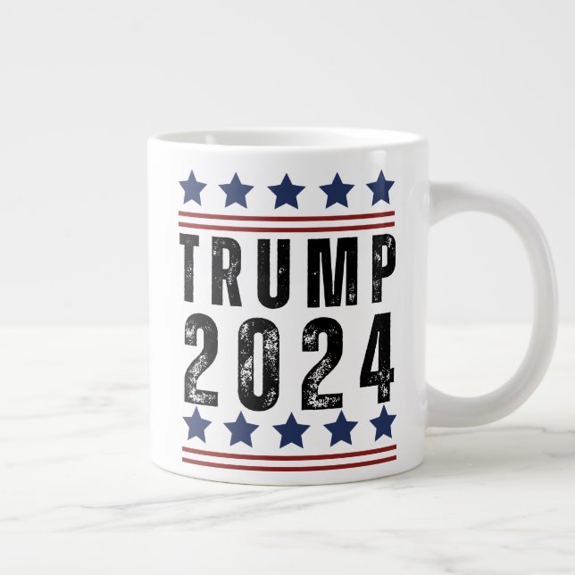 Caneca De Café Grande Trump 2024 (Direita)