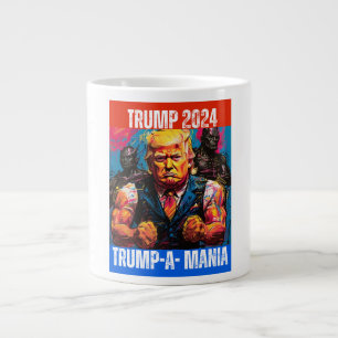 CANECA DE CAFÉ GRANDE TRUMP 2024 TRUMP-A-MANIA