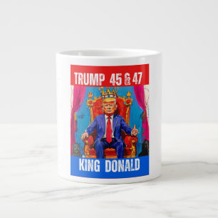 CANECA DE CAFÉ GRANDE TRUMP 45 & 47 - KING DONALD