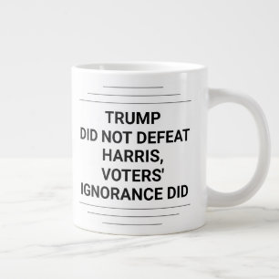 Caneca De Café Grande Trump Não Derrotou Harris