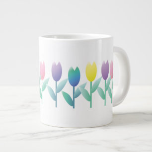 Caneca De Café Grande Tulip Primavera Tulips Novo Jumbo Mug Doméstico