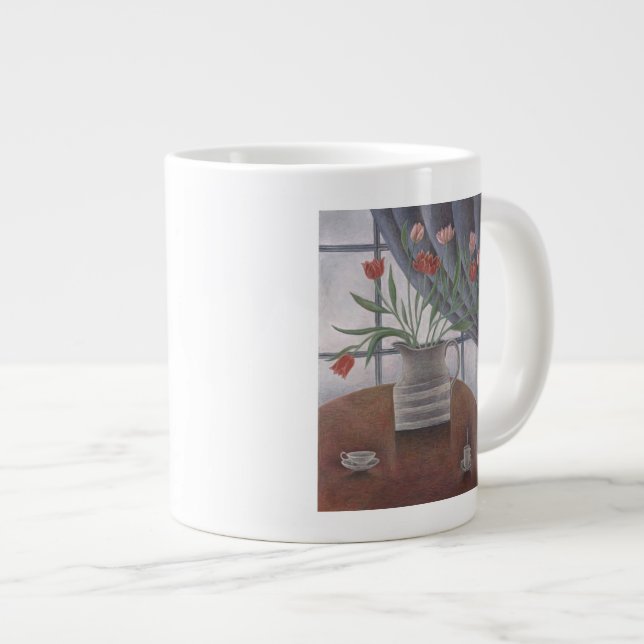 Caneca De Café Grande Tulips Cortain Cups 2002 (Frente Esquerda)