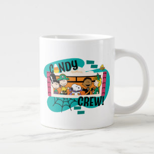 Caneca De Café Grande Turma do Amendoim Equipe de Doces Halloween