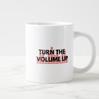 Caneca De Café Grande Turn The Volume Up Coffee Mug