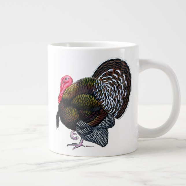 Caneca De Café Grande Turquia:  Tom de bronze (Direita)