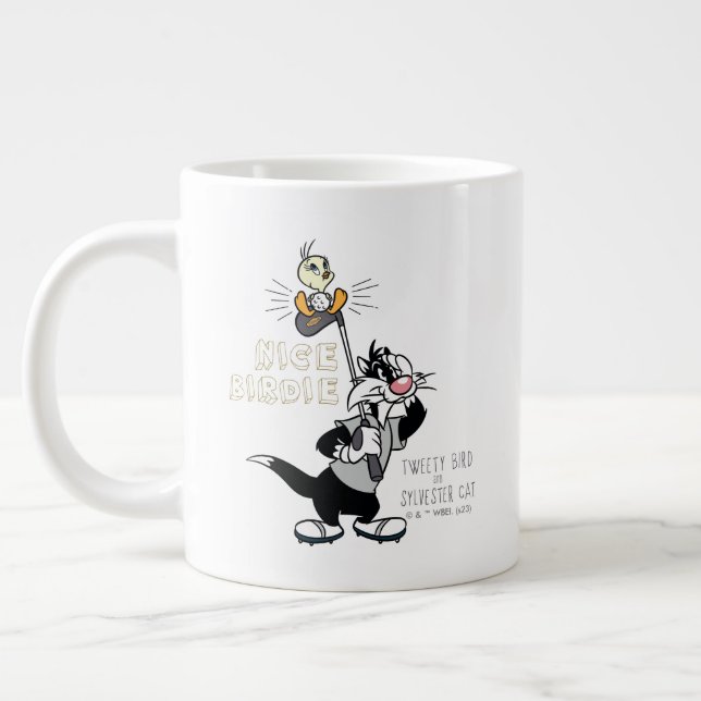 Caneca De Café Grande TWEETY™ & SYLVESTER™ Golfing - Belo Birdie (Esquerda)
