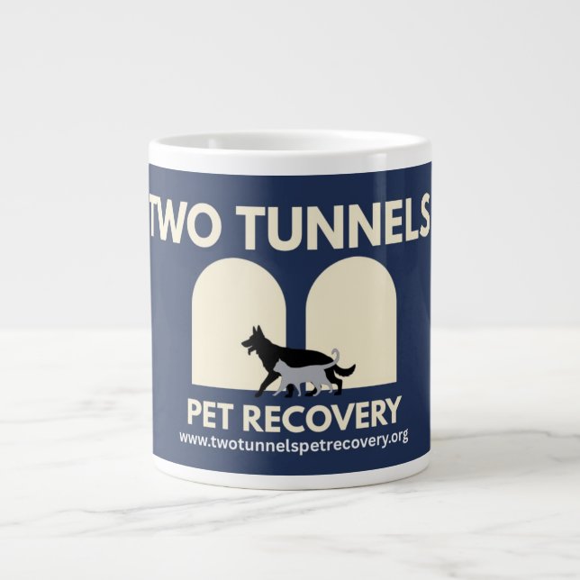 Caneca De Café Grande Two Tunnels Mug  (Frente)