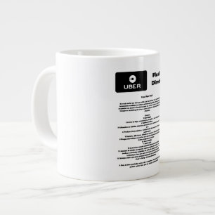 Caneca De Café Grande Uber Flash Direct Diretrizes