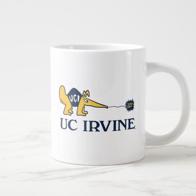 Caneca De Café Grande UC Irvine | UCI Anteatistas Zot! (Direita)