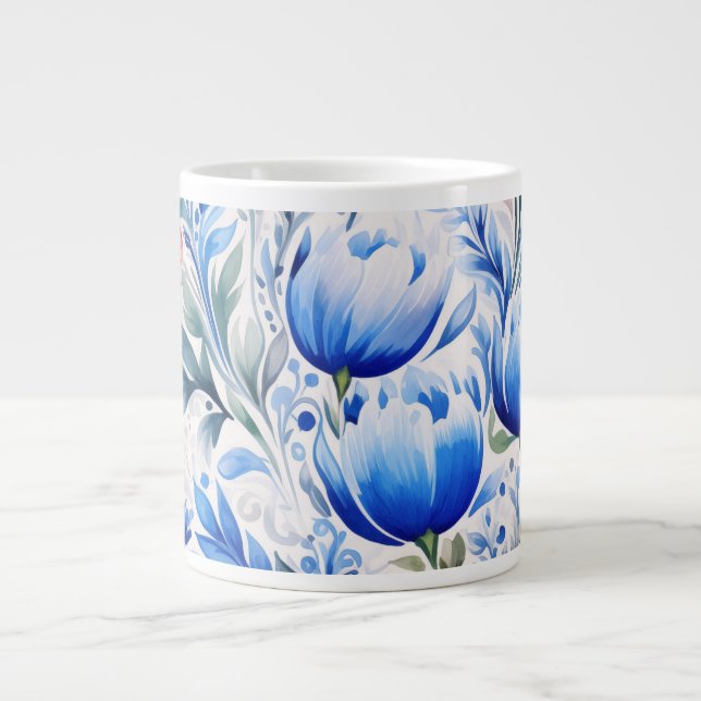 Caneca De Café Grande Ukrainian folk art X-Large Mug (Frente)