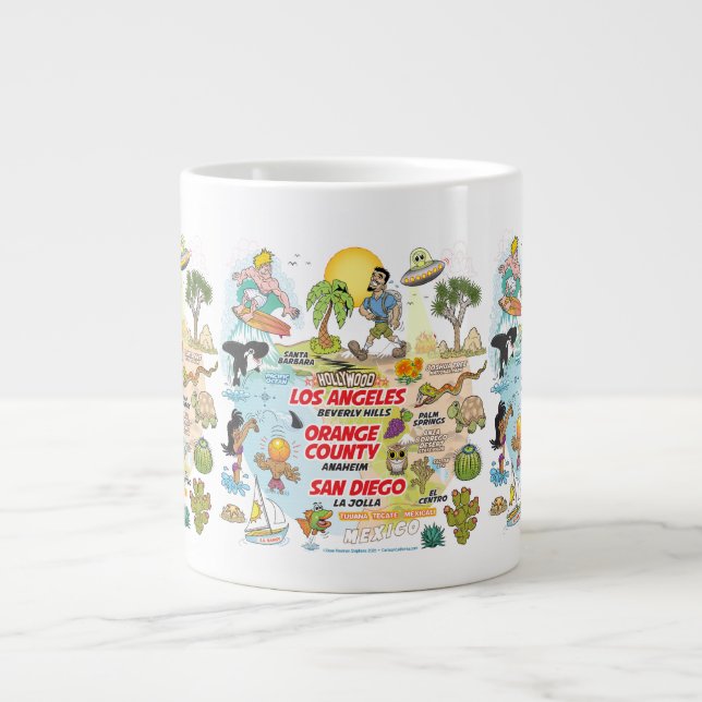 Caneca De Café Grande Ultimate So Cal (Frente)