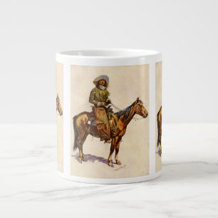 Caneca De Café Grande Um Cowboy do Arizona por Remington, Western Vintag