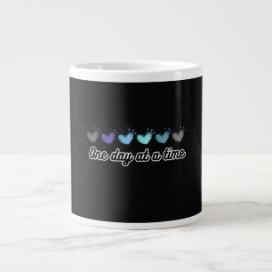 Caneca De Café Grande Um Dia de Cada Vez – Autocuidado e Mentalidade Pos