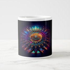 Caneca De Café Grande Um Fractal de Gásper Sierpinski