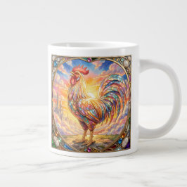 Caneca De Café Grande Um galo etéreo1