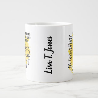 Caneca De Café Grande Um Líder Sem Uma Visão