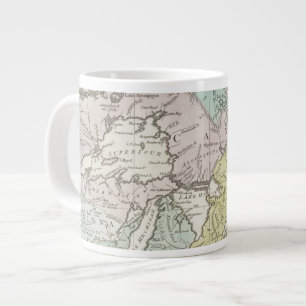 Caneca De Café Grande Um mapa preciso do Canadá, 1761