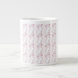 Caneca De Café Grande Um Pequeno Coelho Feito de Sentimentos