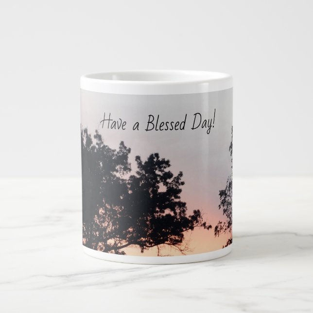 Caneca De Café Grande Um Sol Glorioso em um (Frente)