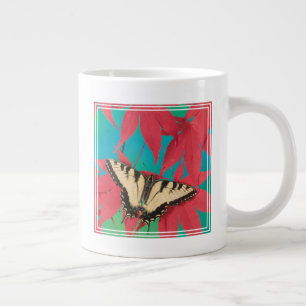 Caneca De Café Grande Uma Borboleta Canadense Tiger Swallowtail