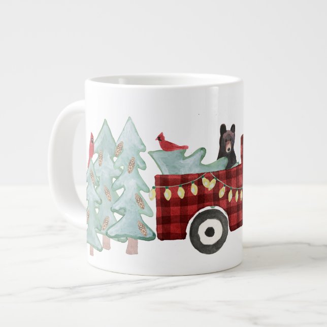 Caneca De Café Grande Uma Coleção De Natal Muito Beary (Frente Esquerda)