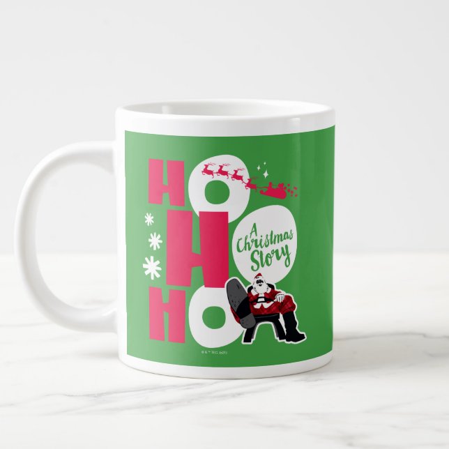 Caneca De Café Grande Uma história de Natal | Ho Ho (Esquerda)