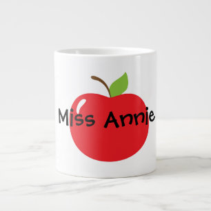 Caneca De Café Grande Uma Maçã Para Professor