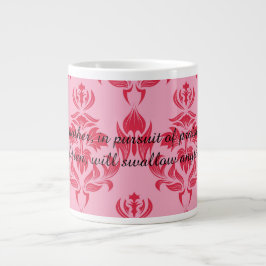 Caneca De Café Grande Uma mãe carinhosa engole qualquer coisa