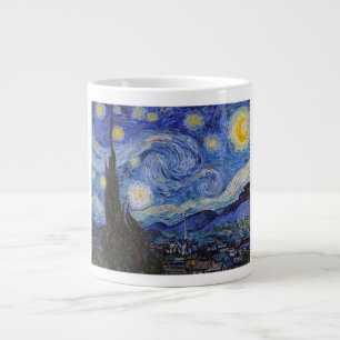 Caneca De Café Grande Uma Noite Estrelada: Saint Remy por Vincent Van Go