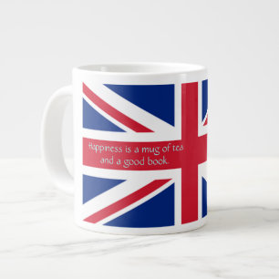 Caneca De Café Grande Union Jack Jumbo ou Espresso Specialty Mug