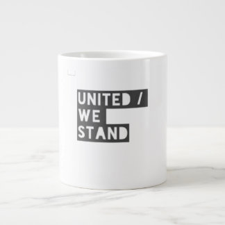 Caneca De Café Grande " United We Stand " / Specialty Mug 