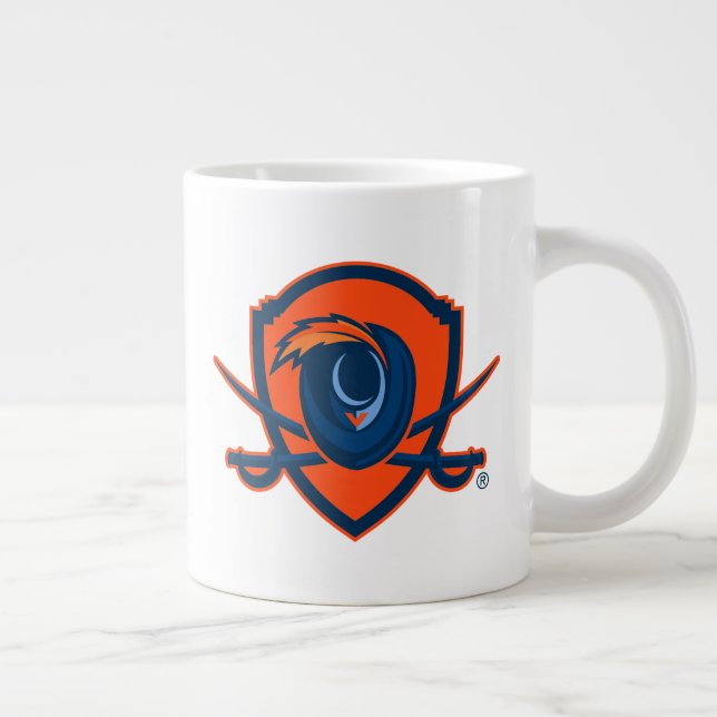 Caneca De Café Grande Universidade da Virgínia | Escudo Cavalier (Direita)